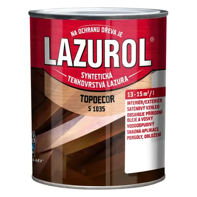 Lazurol Topdecor S1035 lazura přírodní 750 ml