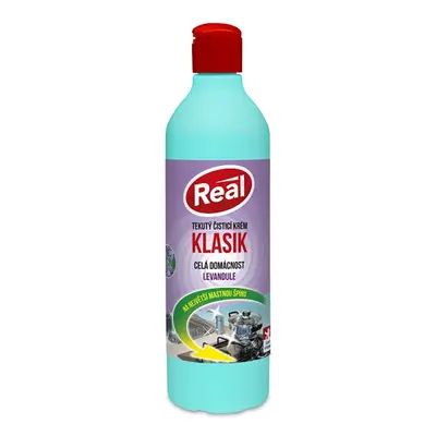 Real Tekutý čisticí krém Klasik 600 g, levandule