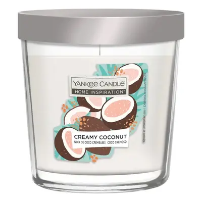 Yankee Candle Vonná svíčka ve skle Home Inspiration Creamy Coconut, 200 g