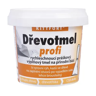 Kittfort Dřevotmel 250 g bílý