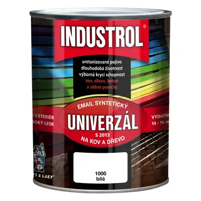 Industrol Univerzál S2013 email bílý 750 ml