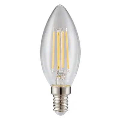 BWO LED žárovka E14, 4,2 W, 470 lm, 2700 K, 3,5 x 9,7 cm, 2 ks