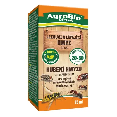 AgroBio Opava Pro hubení lezoucího a létajícího hmyzu ATAK 25 ml