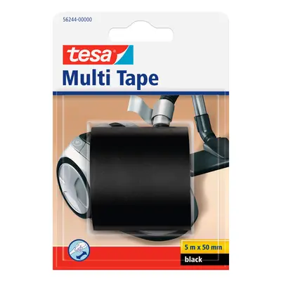 tesa Univerzální opravná PVC páska Multi Tape, černá, 5 m x 50 mm