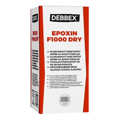 Den Braven Epoxidová penetrace Epoxin F1000 Dry, transparentní, 4,4 kg