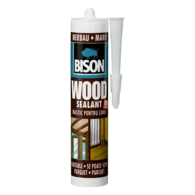 BISON Tmel na dřevo WOOD SEALANT MERBAU 300 ml