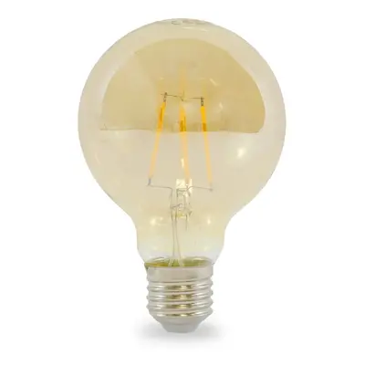 Tesla Lighting LED žárovka Globe G80 Vintage E27, 4,2 W, 540 lm, 2400 K