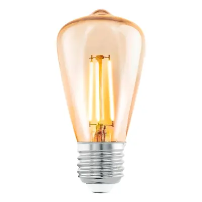 Eglo LED žárovka E27, ST48, 270 lm, 2200 K, 1x4W, jantarové sklo