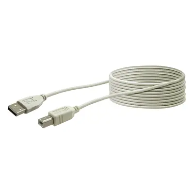 Schwaiger Připojovací kabel USB 2.0 šedý 3 m