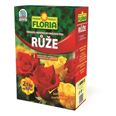 Floria Organominerální hnojivo pro růže 2,5 kg