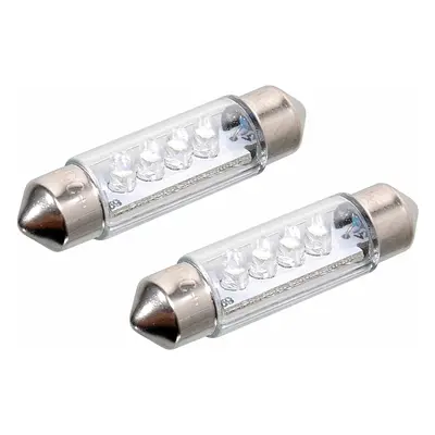 Compass Autožárovka 4 x LED sufit, 12 V modrá, 2 ks