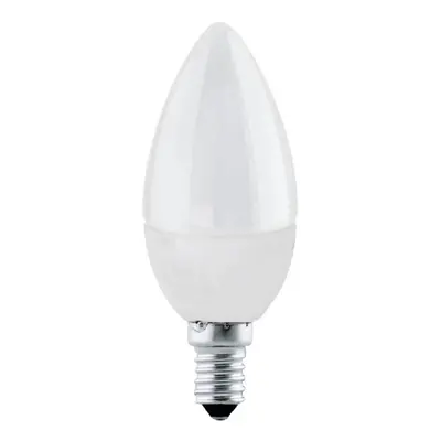 Eglo LED žárovka E14, C37, 470 lm, 3000 K, 1x5W, opál