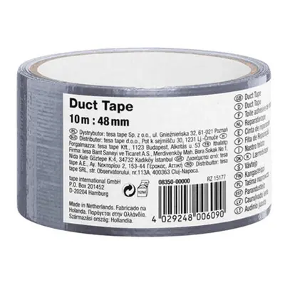 tesa Lepicí páska textilní Duct Tape, stříbrná 10 m x 48 mm