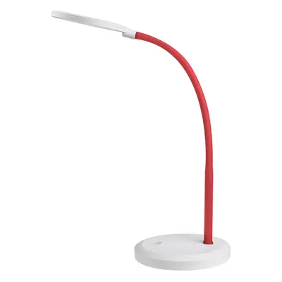 Rabalux Stolní LED lampa Timothy, 7,5 W, 440 lm, červená/bílá, pr. 15 x 58 cm