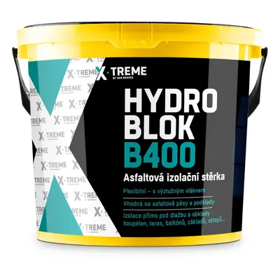 Den Braven HYDRO BLOK B400 asfaltová izolační stěrka 5 kg, X-TREME