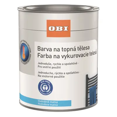 OBI Barva na topná tělesa, antracitová RAL 7016 hedvábně matná, 750 ml