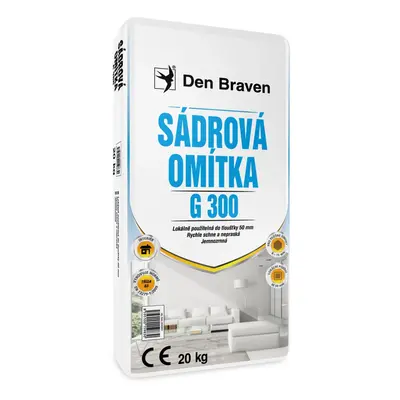 Den Braven Sádrová omítka G300 20 kg