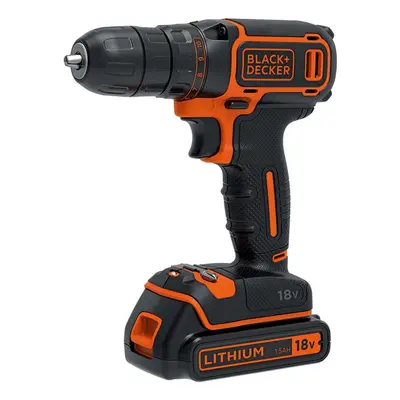 Black+Decker Aku vrtací šroubovák BDODC18K1A-QW, 18V, vč. aku a kufříku