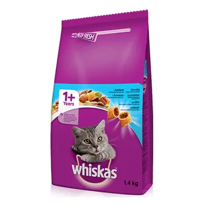 Whiskas Granule pro kočky s tuňákem, 1,4 kg