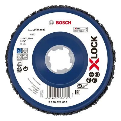 Bosch Čisticí kotouč na kov X-LOCK N377 Metal, pr. 125 mm x 22,23 mm