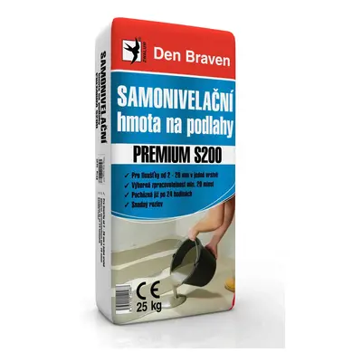 Den Braven Samonivelační hmota na podlahy PREMIUM S200 25 kg