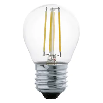 Eglo LED žárovka s filamenty, čirá, E27, 4 W, 350 lm, 2700 K, pr. 4,5 cm