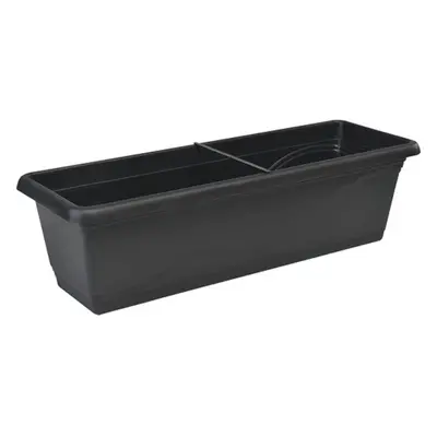 Plastkon Truhlík Extra Flor antracitový 80 x 20,5 x 17 cm