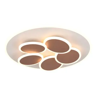 Trio Stropní LED svítidlo Mandala, 35W, 2700-6500K, teplá šedá, pr. 49 cm