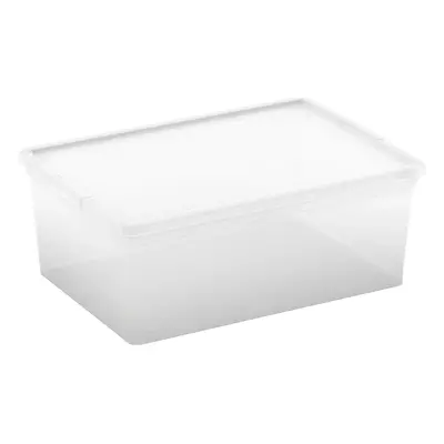 Kis Úložný box s víkem C Transparent S, 14 x 37 x 26 cm