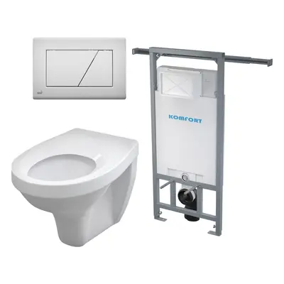 Alcadrain Závěsná WC mísa Set C102 Comfort