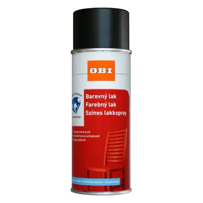 OBI Sprej polomatný RAL 9005 černá 400 ml