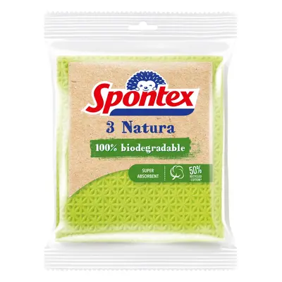 Spontex Natura houbová utěrka 3 ks