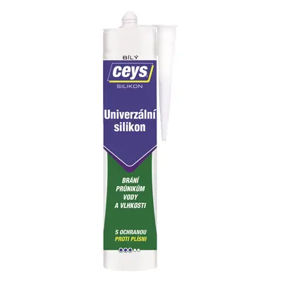 Ceys Univerzální SILIKON 280 ml, bílá