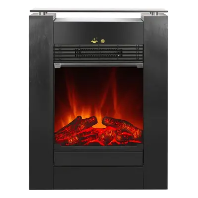 EL Fuego Elektrický krb Tessin černý, 900/1 800 W, 58 x 79,5 x 17 cm