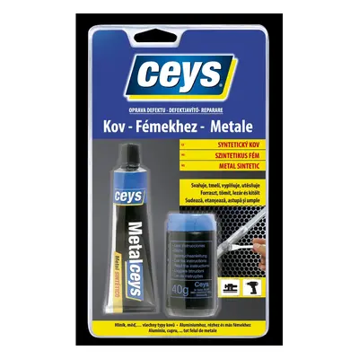 Ceys Dvousložková pryskyřice OPRAVA DEFEKTU Syntetický kov 40 ml + 40 g