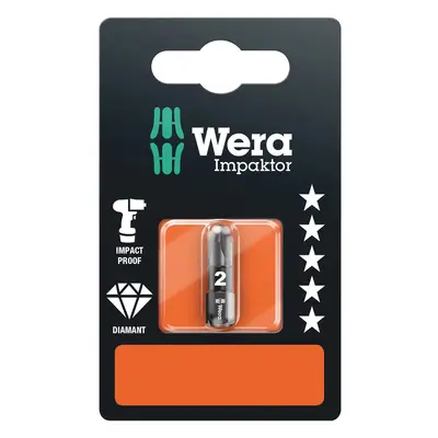 Wera Křížový bit Impaktor 855/1 IMP DC SB s diamantovým povlakem, PZ2 x 25 mm