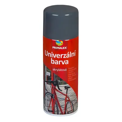 Primalex Univerzální barva ve spreji RAL 7011 ocelová šedá 400 ml