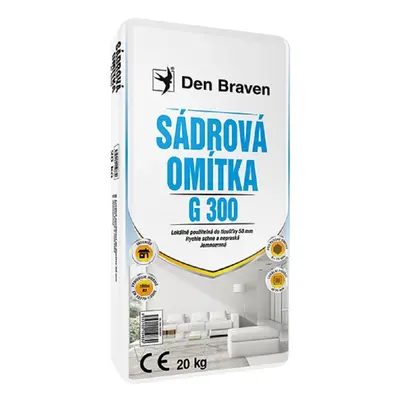 Den Braven Sádrová omítka Super jemná 5 kg