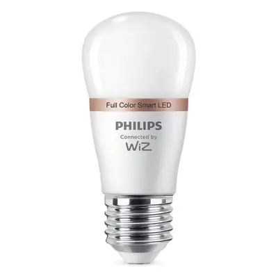 Philips Chytrá LED žárovka E27 P45, 4,9 W, 470 lm, RGBW 2200-6500 K