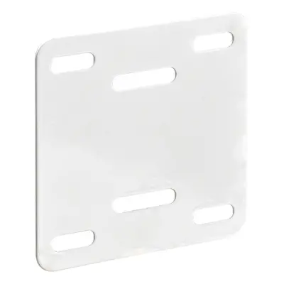 Hettich Opravná deska pro dveřní závěsy, ocel, bílá, 60 x 60 x 0,8 mm, 2 ks