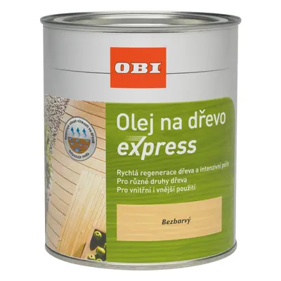 OBI Olej na dřevo Express transparentní 750 ml