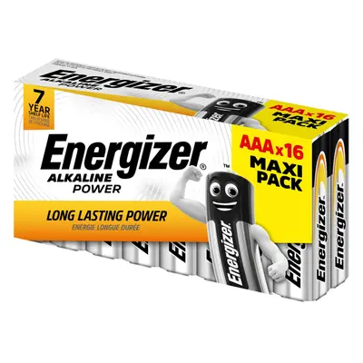 Energizer Alkalická baterie Power AAA 16 ks