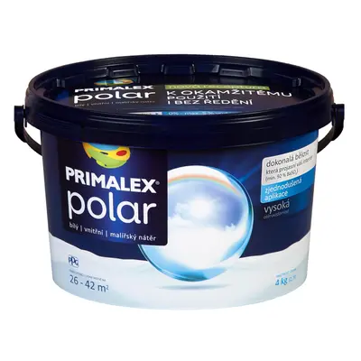 Primalex Vnitřní malířský nátěr Polar bílý 4 kg