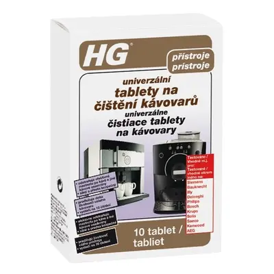 HG Univerzální tablety na čištění kávovarů 10 ks