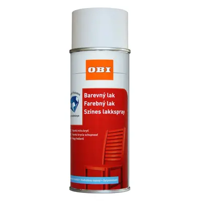 OBI Sprej polomatný RAL 9010 bílá 400 ml