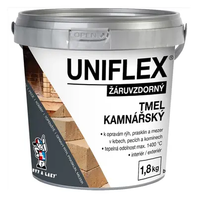 Uniflex Kamnářský žáruvzdorný tmel 1,8 kg