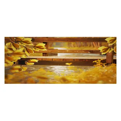 Bondecor Obraz, tištěné plátno Podzimní krajina 50 x 120 cm