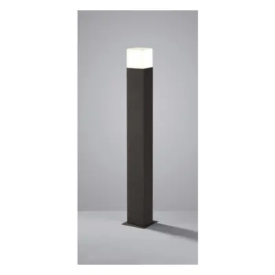 Trio Venkovní LED lampa Hudson, 1x3,5W, antracitová, 8,5 x 8,5 x 80 cm