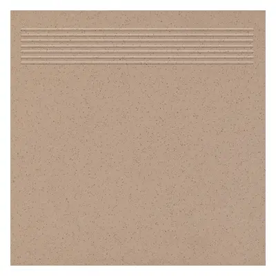 Cersanit Schodovka K300 Dark Beige hladká matná 30 x 30 cm