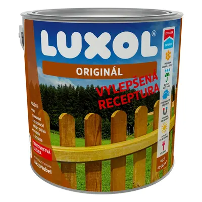 LUXOL Originál Tenkovrstvá lazura červeň rumělková 2,5 l